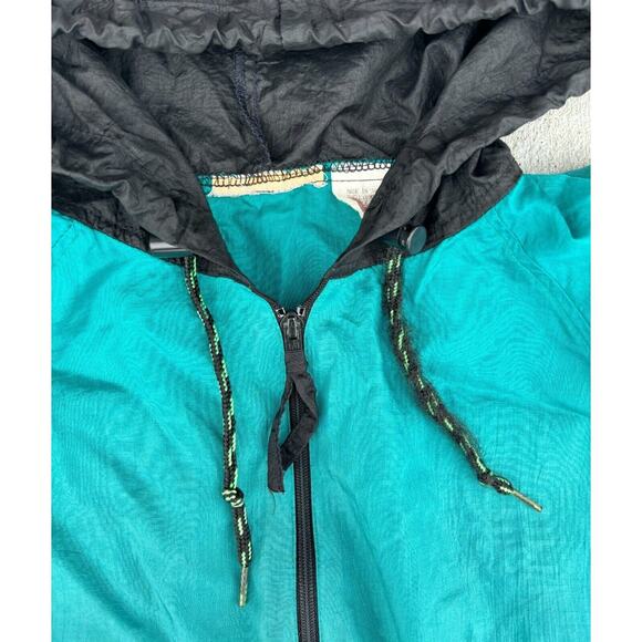 Ocean Equipment Men's Medium Vintage 90s Colorblock Windbreaker Jacket Y2K - Picture 7 of 13